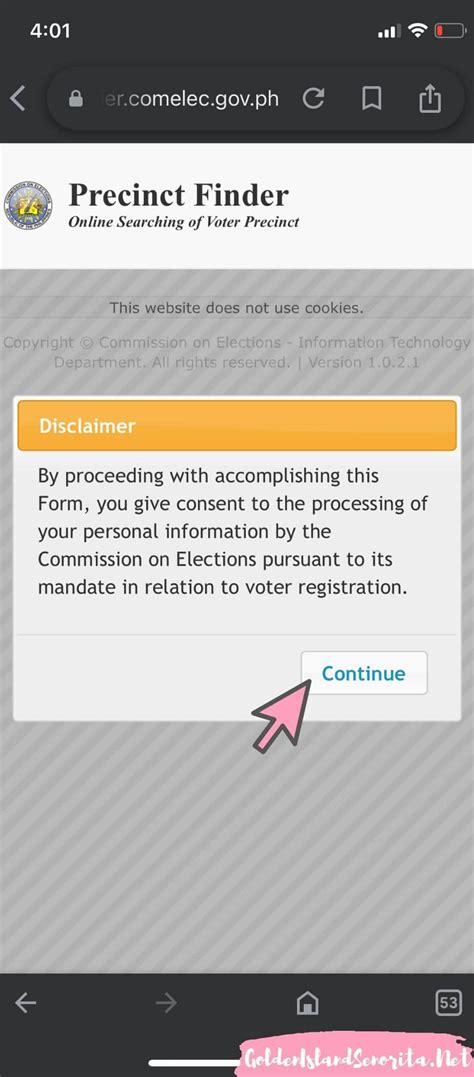 voterverifier|COMELEC Precinct Finder .